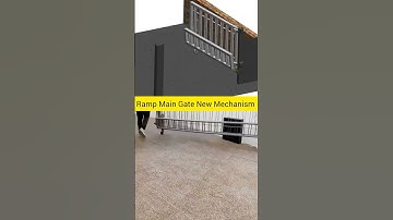 Ramp Main Gate New Mechanism | Mechanical Mechanism| #chairidesign #mechanism #engineering #tech
