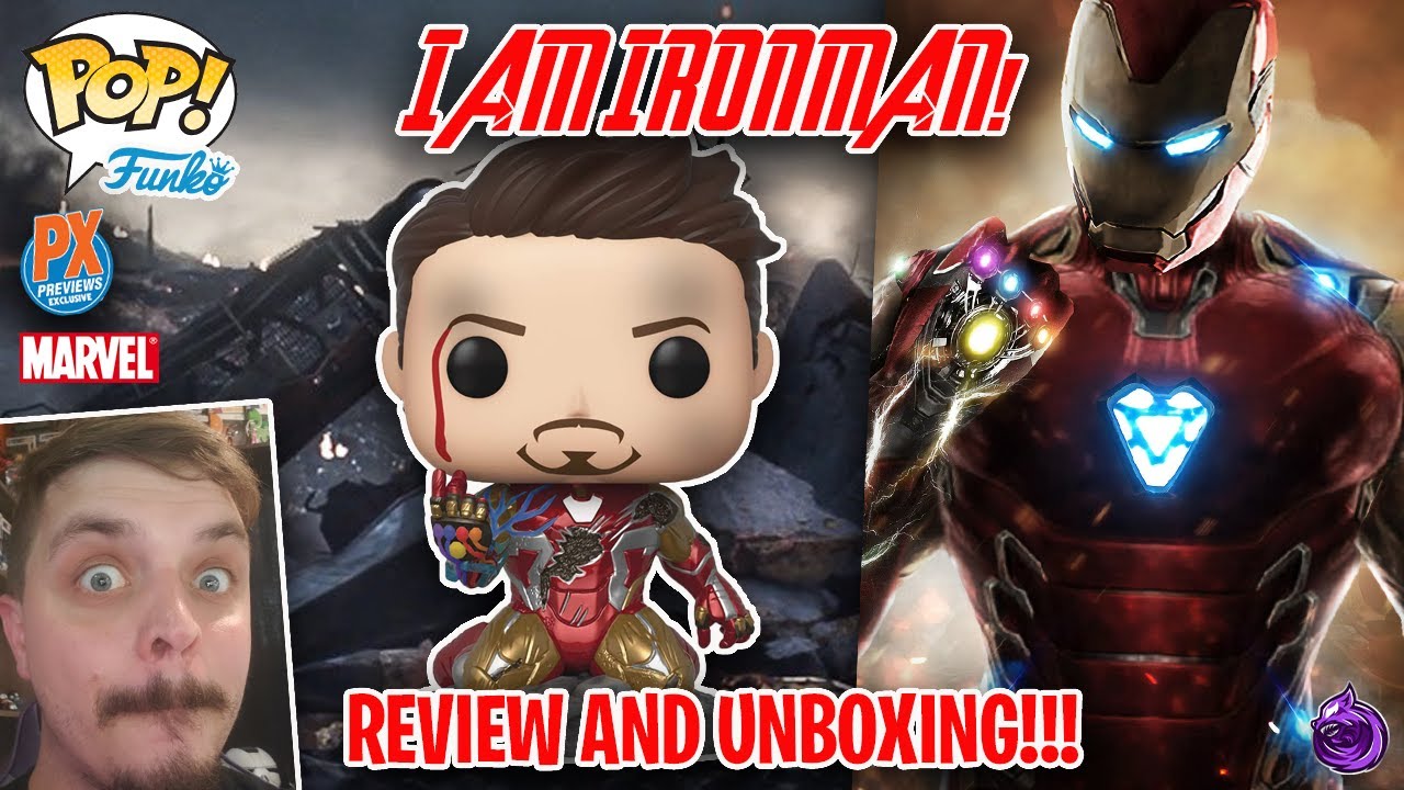 Avengers Endgame: I Am Iron Man Funko Pop - Unboxing & Review! 