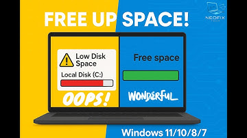 How to FREE UP Disk Space on Windows 11/10/8/7 | Complete Step by Step Guide (2025) | NeoFix Tech