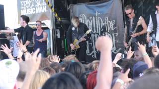 Crown The Empire - "The Fallout" LIVE (HD) Pomona Warped Tour 2013 Day 1