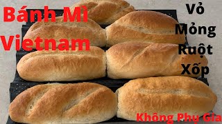 Bánh Mì Vietnam l Cách Làm Bánh Mi Vỏ Giòn Mỏng Ruột Xốp Không Phụ Gia l @BAUTROICOLORADOUSA