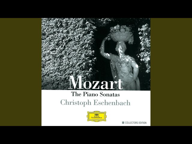 Mozart - Sonate pour piano n°13:Allegretto final : Christoph Eschenbach, piano