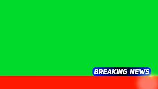 Breaking News lowerthird Green screen effect/ copyright free/ #Green_Bengal_Technical