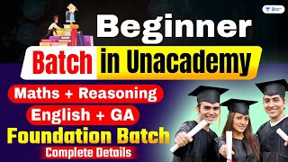 CRACK BANK EXAMS 2024 With Beginner's Foundation Batch | Complete Details Below!