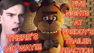 THERE'S NO WAY?! - FIVE NIGHTS AT FREDDY'S MOVIE | OFFICIAL TRAILER REACTION