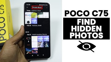 How to Find Hidden Photos in Poco C75 - Private Album