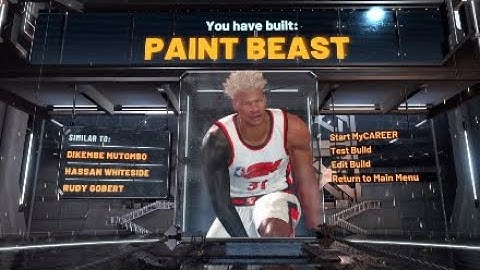 Best Paint Beast Build in NBA 2K20|
