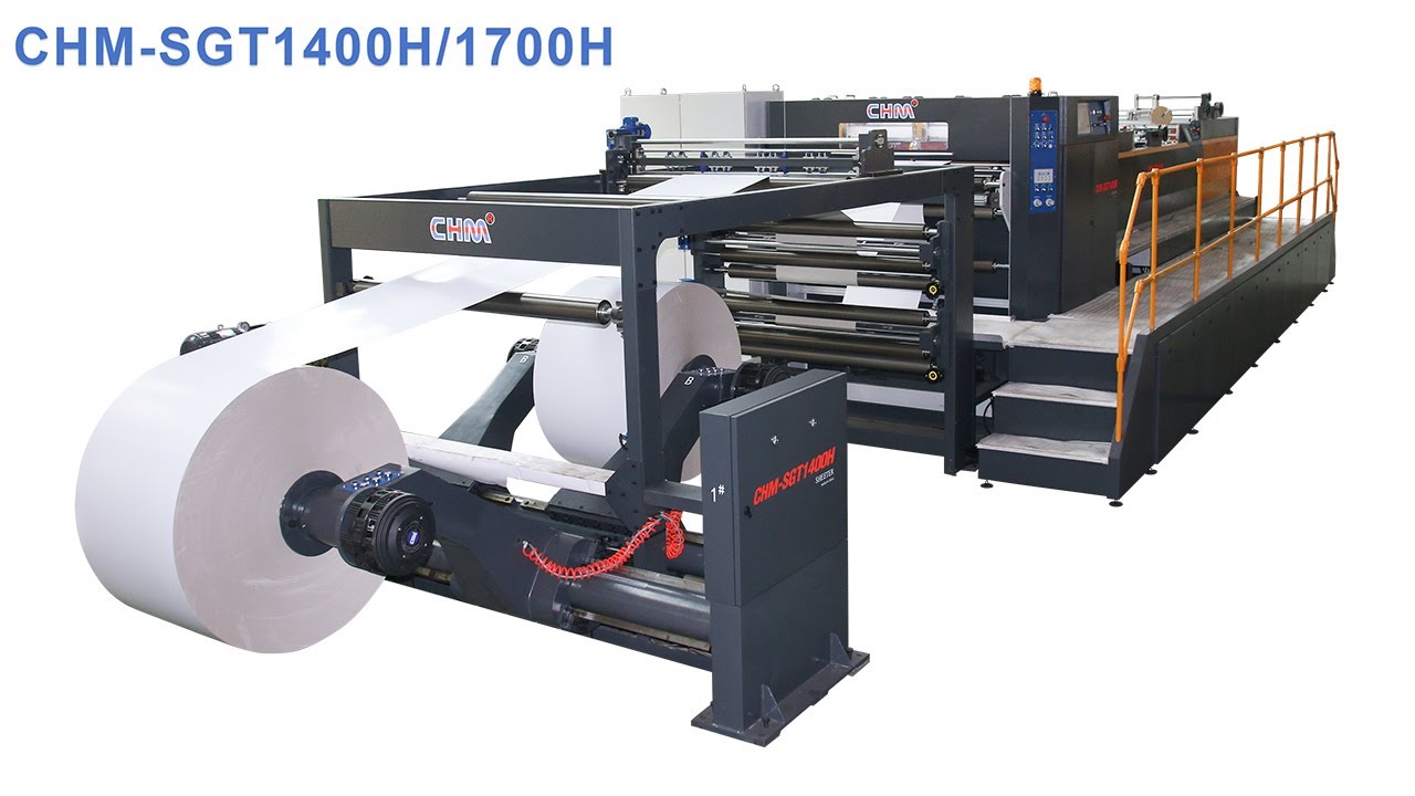 CHMSGT1400H/SGT1700H DualRotary Sheeter Twin Rotary knife Synchronizefly Sheeter YouTube