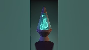 Created a lava lamp in Blender!!! #short #shorts #design #3d #lamp #algorithm Please Subscribe!