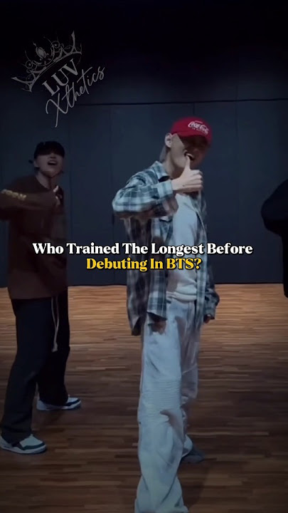 Who trained the longest before debuting in BTS? #bts #v #btsv #jungkook #jimin #suga #rm #jin #jhope