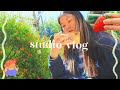 🎨 studio vlog 37: early mornings, new stickers and prints for june ✏️💖🍓