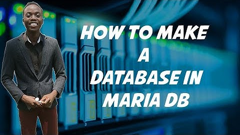How to create a table and insert rows and columns in MariaDB (Official) 2024