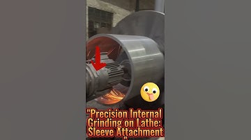 "Precision Internal Grinding on Lathe: Sleeve Attachment" ||Technological Wonder .@Technological41