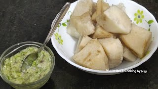 കാച്ചിൽ പുഴുങ്ങിയത് / Kachil puzhungiyathu/ Kerala Traditional Food / Village Food/ Neji Cooking