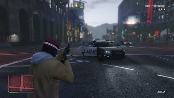 Grand Theft Auto V : Director Mode Online Character rampage featuring Michael & Brad