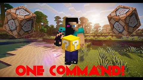 Lucky Blocks No Mods! | Minecraft One Command Creation