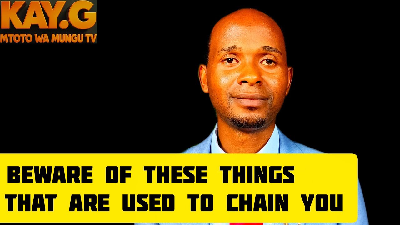 These are the things they used to chain you and stop you moving | how live is spiritual