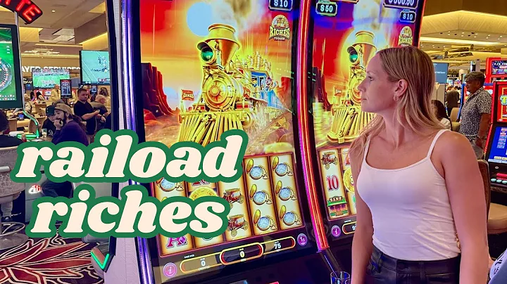 NEW Railroad Riches Slot Machine Fun!