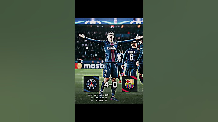 Barcelona 2017 vs PSG 2017 6-5 #barcelona #psg #football