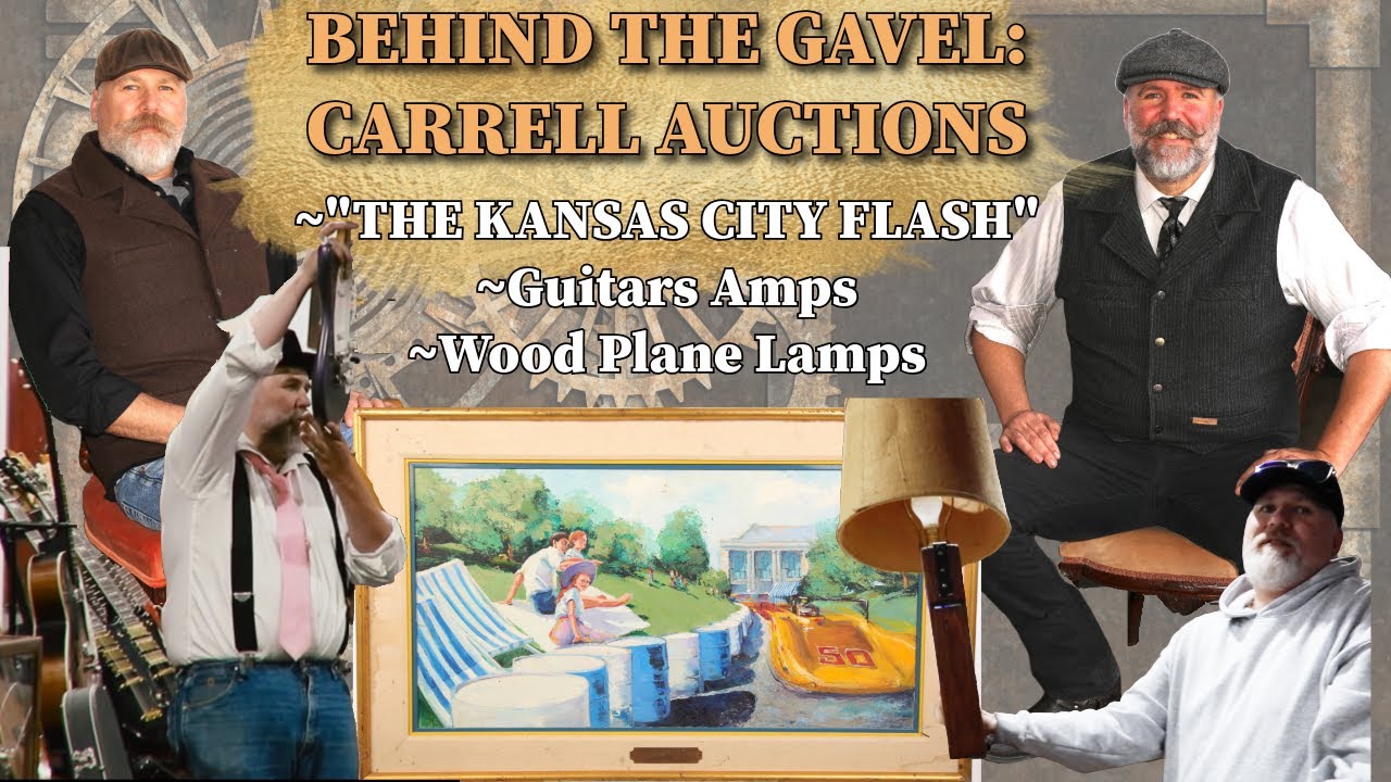 BEHIND THE GAVEL: Masten Gregory "Kansas City Flash" Painting