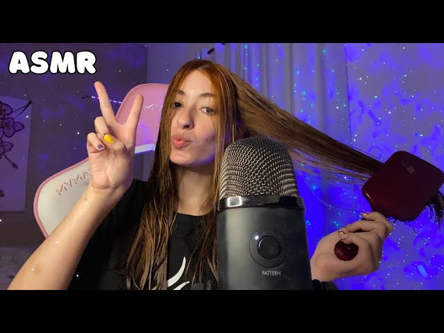 ASMR | Penteando meu cabelo e conversando da vida  (+chuva)