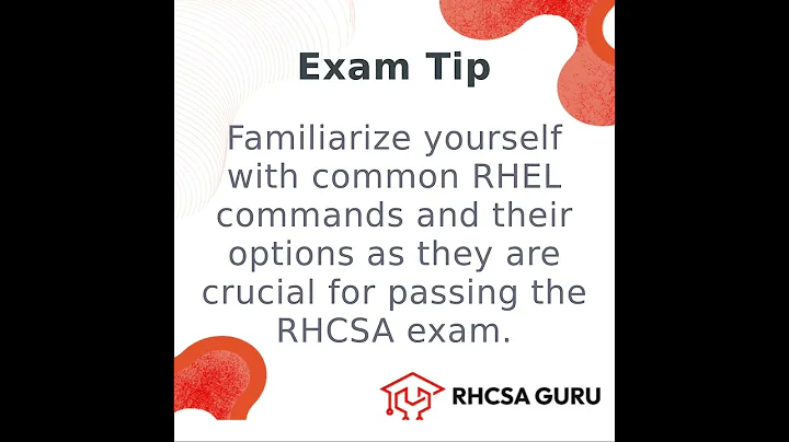 🔥 RHCSA Exam Tip: Master RHEL Commands for Success!