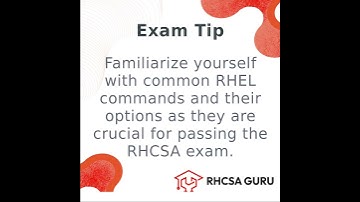 🔥 RHCSA Exam Tip: Master RHEL Commands for Success!