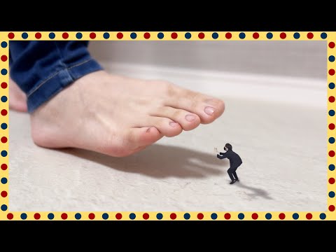 Giantess Crushes Tiny Man with Feet! Epic Size Clash! | GIANTESS FAMILY