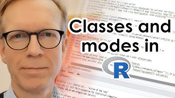 Classes and modes in R