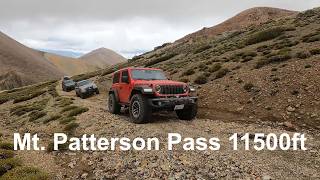 11500 ft Mt. Patterson Adventure in Rainstorm