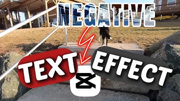 How To Create A Negative Text Effect In CapCut PC (Invert Colors Tutorial)