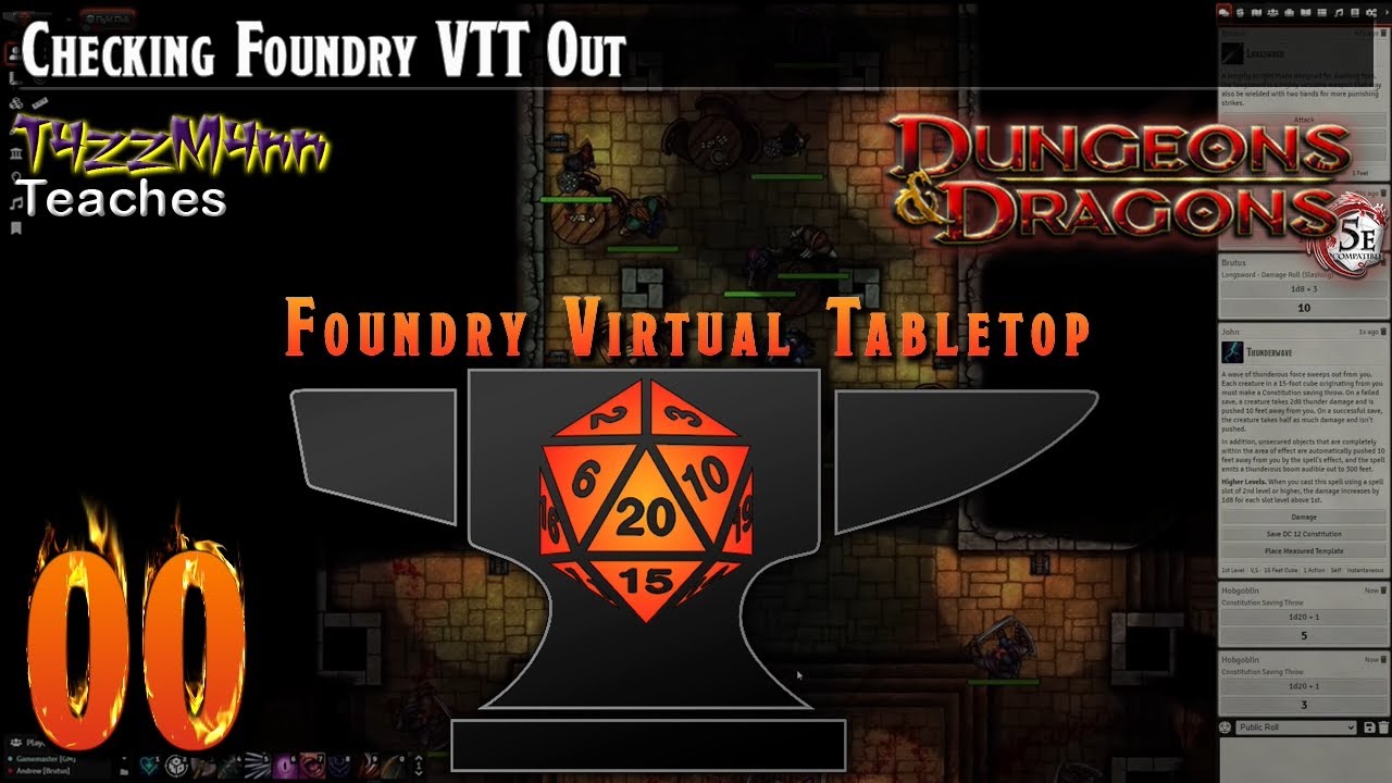 Foundry VTT E00 - Checking Foundry VTT Out