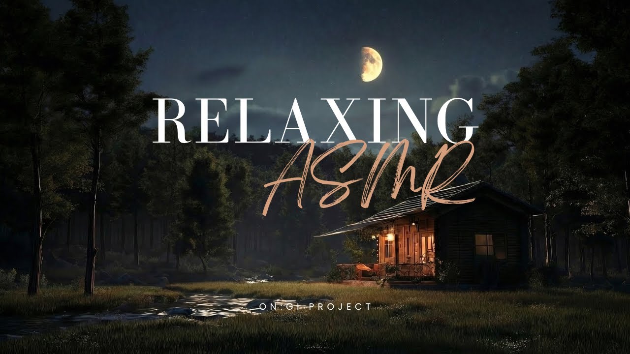 [Good-bye] Peaceful Moonlight Cabin  🌓 Relaxing Night Ambience