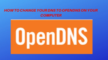 Windows - How To Change Your DNS To OpenDNS On Your Computer 4K