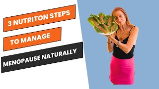 Nutrition to Balance Your Menopause Hormones Naturally l Stop Hot Flashes, Insomnia, No More Pains