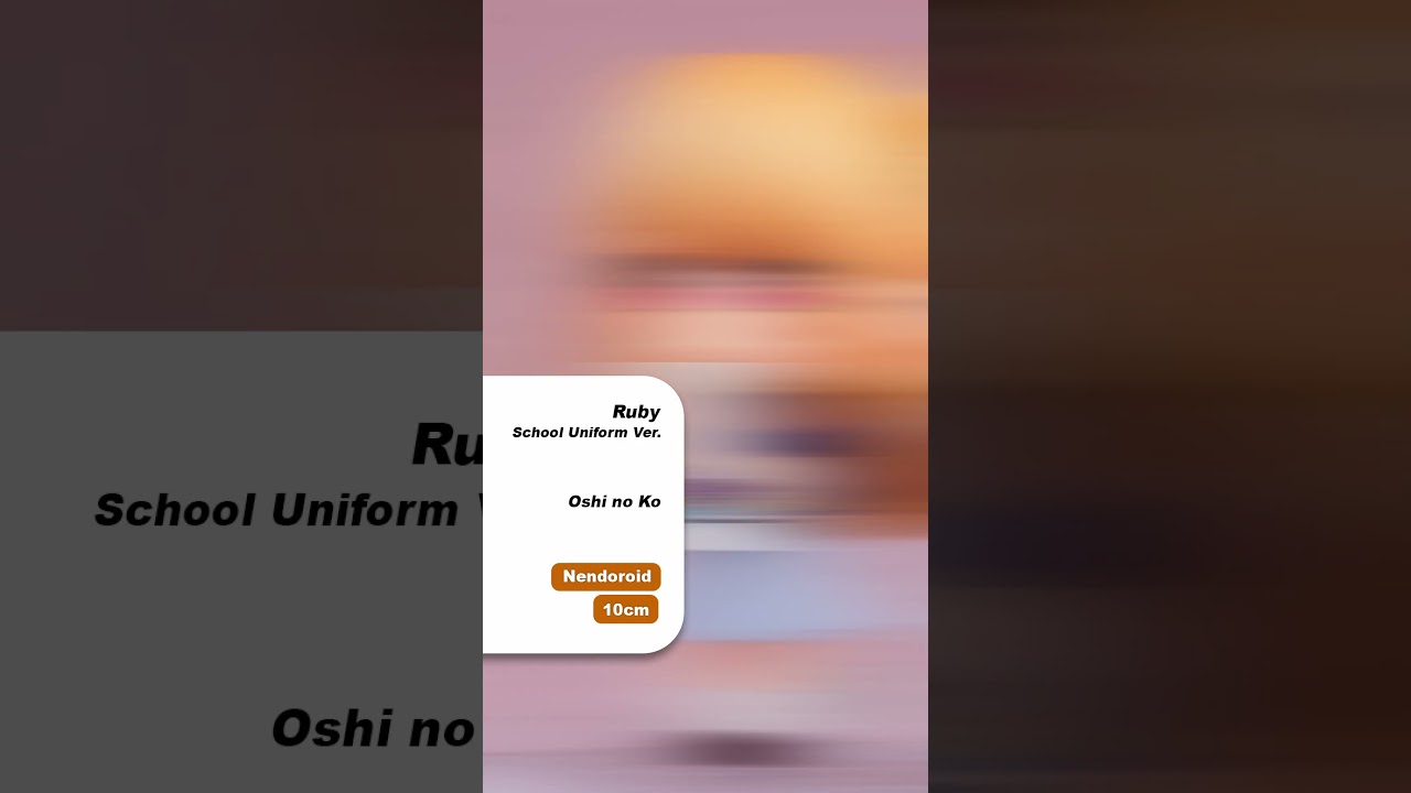 Nendoroid TV Anime [Oshi no Ko] Ruby School Uniform Ver.