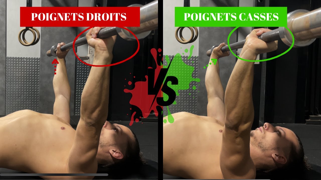 DÉVELOPPÉ COUCHÉ - Poignets DROITS ou CASSÉS ?