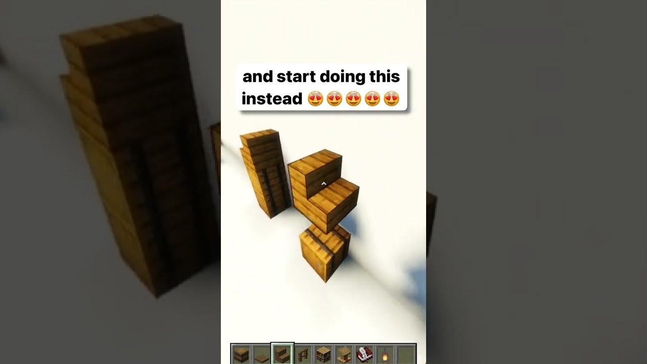 The BEST Minecraft Desk Build?!?! #minecraft #shorts #minecraftshorts