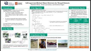MAIS Poster 22: Self supervised Robust Object Detectors for Merged Datasets
