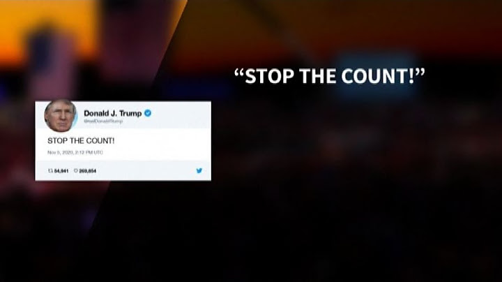 Usa 2020, Trump: voti dopo Election Day non saranno contati