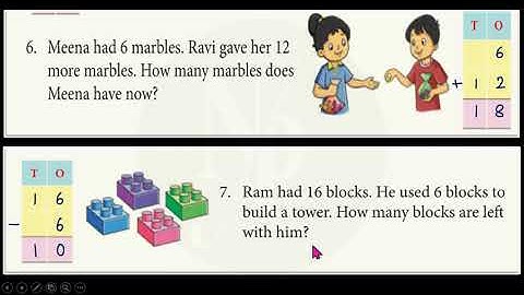 Class 1 Maths Chapter 6     Addition and Subtraction up to 20 (Part 7)
