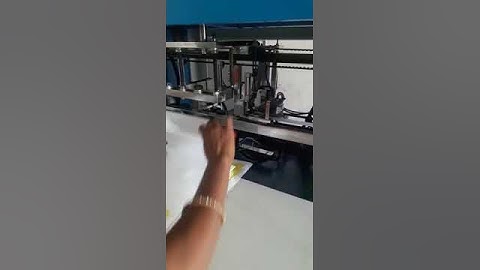AUTOMATIC NON WOVEN SOFT LOOP HANDLE MAKING MACHINE