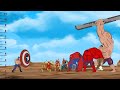 TOP 5 Weapons Thanos Managed To Break Captain America&#39;s Shield |SUPER HEROES MOVIE ANIMATION