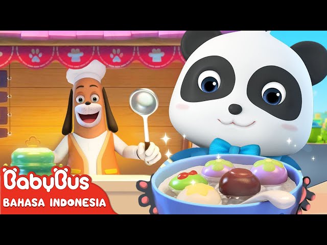 Semua Anak-anak Suka Bola Nasi yang Manis | Lagu Makanan Anak | Lagu Anak | BabyBus Bahasa Indonesia class=