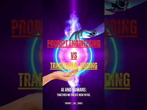 ✅Prompt Engineering vs Traditional Coding. #promptengineer #promptengineering #prompter #prompting