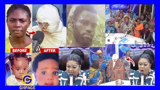 Boyfriend pours ac!d on his Girl & 9months baby;Ante Naa weeps,Kumasi Market women raise 700million