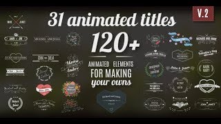 VINTAGE ROMANTIC WEDDING TITLES PACK 2 ► [ AFTER EFFECTS TEMPLATES ]