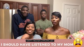 [Vlog] Empty Nester Chronicles Episode 1: I Should have listened to my mom! screenshot 4