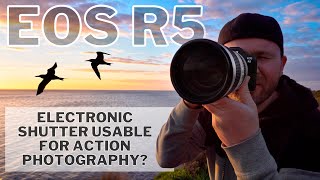 EOS R5 - Is the ELECTRONIC SHUTTER usable for ACTION Photography? When to use it & AUTOFOCUS update