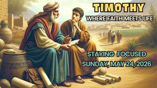2026 05 24 Sunday Sermon   Timothy   Where Faith Meets Life   Staying Focused